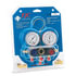 FJC, Inc. 6761 Manifold Pressure Gauge R-134a Aluminum Manifold Gauge Set with Sight Glass, 72-Inch Hoses, and Quick Couplers