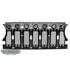 6314931 by T-REX - Torch Series LED Light Grille; Small Mesh; Mild Steel; Black; Chrome Studs; 1 Pc; Insert; Incl. 7 - 2 in. Round LED Lights;