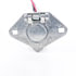 47165 by HOPKINS MFG - 4-Flat To 6-Round Connector; Flexible Wire Increases Installation Options; Mounts To Vehicle Bumper; Die Cast Metal;