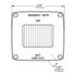 90752 by GROTE - Stop Tail Turn Replacement Lens, Red