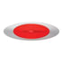 Grote 45572 Marker Light Marker Light - M1 Series, Oval, 0.180 Molded Bullet, Red, 12V, with Bezel