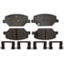 17D1886CH by ACDELCO - PAD KIT FRT DISC BRK