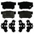 17D365 by ACDELCO - Rear Brake Pad Set