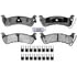 17D666CH by ACDELCO - Ceramic Rear Di (B)
