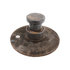 KP-T-809-F by SAF-HOLLAND - Fifth Wheel Trailer Hitch King Pin - 2" Mushroom Series, 3/8" Bolster Plate, 8" Head Diameter