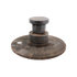 KP-T-809-F by SAF-HOLLAND - Fifth Wheel Trailer Hitch King Pin - 2" Mushroom Series, 3/8" Bolster Plate, 8" Head Diameter