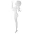 Roadmaster 905L Chrome standing girl (left) 9-1/4" x 3"