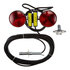 tl257m by BUYERS PRODUCTS - Towing Light Kit - 4 in. Incandescent, Red, Round, Magnetic Mount