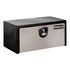 1702703 by BUYERS PRODUCTS - 18 x 18 x 30in. Black Steel Truck Box with Stainless Steel Door