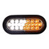 sl66ac by BUYERS PRODUCTS - Amber/Clear 6in. Oval Recessed LED Strobe Light with Quad Flash