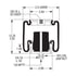 Firestone W023587200 Suspension Air Spring Kit AIR SPRING