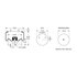 W01-358-8091 by FIRESTONE - Air Suspension Spring - 6.1" Compressed, 19" Extended, 11.31" Top Plate, 10.10" Piston
