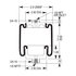 Firestone W023587017 Suspension Air Spring Kit Air Spring Sleeve Style