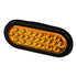 sl65ao by BUYERS PRODUCTS - Strobe Light - 6 inches Amber, Oval, Recessed, with 24 LEDS