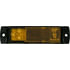 Peterson Lighting 1203A Clearance Light LED Side Marker, Rectangular, ECE, w/ Reflex, 5.11"X1.26", Multi-volt, amber, bulk