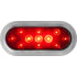1223R-4 by PETERSON LIGHTING - LED Rear Tail & Stop Oval, Ece, Surface-Mount, 8" Leads 7.5"X3.25" Multi-volt, red, bulk pack