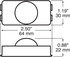 153C-P by PETERSON LIGHTING - 153C Series Piranha&reg; LED Utility and License Light - White LED