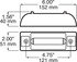 187A by PETERSON LIGHTING - 187 Series Piranha&reg; LED Clearance and Side Marker Light with Reflex (2-Wire) - Amber