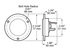 190FA by PETERSON LIGHTING - 190 2" LED Clearance/Side Marker with Reflex - 2" Amber LED Clearance/ Side Marker, Flange