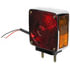 Peterson Lighting 326-2 Turn Signal / Parking Light Assembly INC PRK/TS W/SM SQR AMB/RED 4.69"x5"