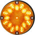717A by PETERSON LIGHTING - LED Turn Signal, Round, Transit, 7", amber, poly bag