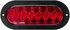 823RTL-7 by PETERSON LIGHTING - 820R-7/823R-7 LumenX® Oval LED Stop, Turn and Tail Light, AMP - Red Narrow Flange