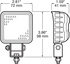 904-MV by PETERSON LIGHTING - 904 Great White&reg; 3"x3" LED Square Work Light - Square