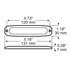 4156SA by PETERSON LIGHTING - 4156SA Surface-Mount Strobe Pad - Amber, Surface Mount