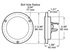 M189FA-CLP by PETERSON LIGHTING - 189 2-1/2" LED Clearance/Side Marker with Reflex - Amber with Reflex, Flange, Built-in Clip