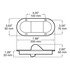 M356AF by PETERSON LIGHTING - Oval 15-LED LumenX Mid-Turn/Side Marker Light, 6.5" x 2.25", with Flange, Bulk Pack