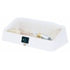 Peterson Lighting M385S Courtesy Light Incandescent Porch/ Utility Light, Rectangular, Clear Colonial White w/ Switch