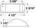 M119A by PETERSON LIGHTING - 119 Steel-Armored Clearance and Side Marker Light - Amber