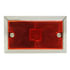 M125R by PETERSON LIGHTING - Incandescent Marker/ Clearance, P2, Rectangular, Chrome, 3.75"X2.25", red, bulk pack