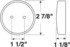 M102A by PETERSON LIGHTING - 102 Surface Mount Light - Amber