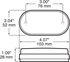 M106A by PETERSON LIGHTING - 106 Combination Two-Bulb Light with Reflex - Amber