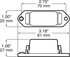 M107WA by PETERSON LIGHTING - 107 Mini-Lite Clearance/Side Marker - Amber