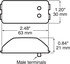 M152BKA by PETERSON LIGHTING - 152 Clearance and Side Marker Light - Amber/Black Kit