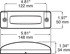 M155A by PETERSON LIGHTING - 155 Hard-Hat II Clearance and Side Marker Light - Amber, Sealed