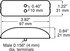 M161A by PETERSON LIGHTING - 161 Series Piranha&reg; LED Clearance/Side Marker Light - Amber