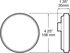 V417KTA by PETERSON LIGHTING - 417TA/418TA Series Piranha&reg; LED Amber Rear Turn Light - Amber Kit