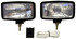 V525S-2 by PETERSON LIGHTING - 525 Nightwatcher&reg; LX Halogen Docking Lights - Kit with 1 1/2" SS Bolt