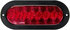 M823RTL-7 by PETERSON LIGHTING - 820R-7/823R-7 LumenX® Oval LED Stop, Turn and Tail Light, AMP - Red Narrow Flange