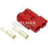 Anderson Power 6329G1 Battery Connector CONNECTOR W/CONTACTS (SB175 1/0 RED)