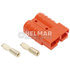 6331G12 by ANDERSON POWER PRODUCTS - CONNECTOR W/CONTACTS (SB50 #10 ORANGE)