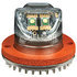 ECCO 9021CC Warning Light Assembly Warning Light Assembly - Hide-A-LED, 4 LED, Dual Heads, Clear