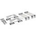 A1032RMK by ECCO - Light Bar Mounting Kit - Headache Rack Bracket Used With 12 Plus Pro/21/27 Series