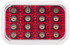 STL35CCRB by OPTRONICS - Clear lens red/red tinted reflector stop/turn/tail light