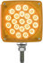 STL53ARPB by OPTRONICS - Square dual face red/yellow pedestal mount light