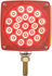 STL53ARPB by OPTRONICS - Square dual face red/yellow pedestal mount light