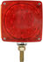 STL53ARDB by OPTRONICS - Square dual face red/yellow pedestal mount light